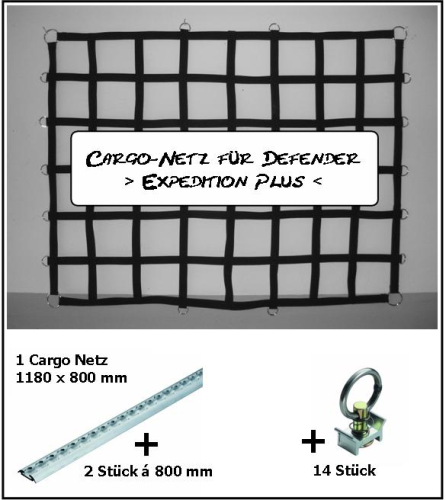 Cargo Netz "Expedition Plus" 118 x 80 cm