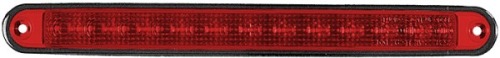 LED-Zusatzbremsleuchte, 12V rote Lichtscheibe