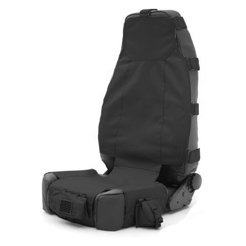 SMITYBILT G.E.A.R. Seat Cover Sitzbezug mit Packtaschen, Farbe: schwarz (Bj.07-18)