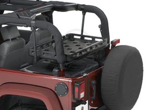Bestop® Lower Cargo Montagekit für Transportkorb Jeep Wrangler JK, schwarz (Bj.07-17)