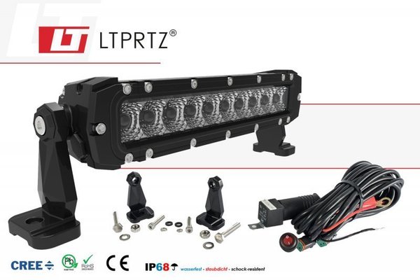 LTPRTZ® LED 50W Lichtbalken 10" 5500LM 9-32V einreihig