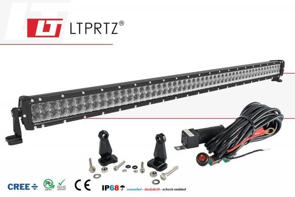 LTPRTZ® LED 300W Lichtbalken 50" 33000LM 9-32V zweireihig