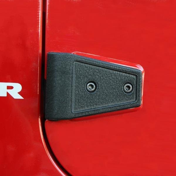 RUGGED RIDGE Scharnier Cover Set für Tür und Motorhaube JK (Bj.07-18), Farbe: matt schwarz