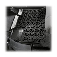 RUGGED RIDGE Fußmatten-Set Wrangler JK 2-door Bj.07-16, hinten, schwarz
