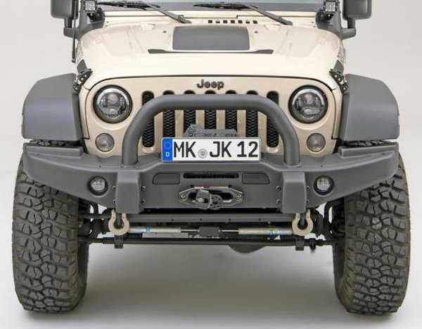 J.W.Speaker 8700 Evolution J 2 LED Hauptscheinwerfer Jeep JK, Optik schwarz, neue Generation!