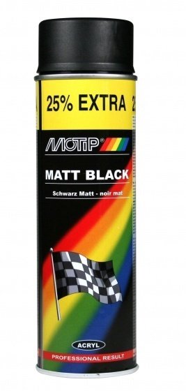MOTIP® Rallye Matt-Black Sprühlack 500 ml