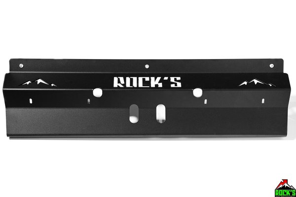 ROCK'S "EXPERIENCE"  Skid Plate Unterfahrschutz vorne Aluminium Schwarz Jeep JK (Bj.07-18)