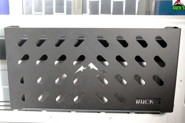 ROCK'S Tailgate Table Aluminium schwarz für Jeep JK/JKU (Bj. 07-17)