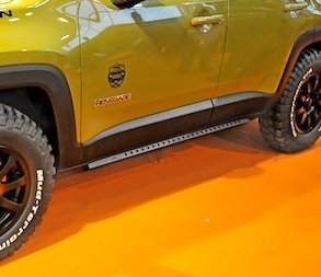 ROCK'S Flankenschutz für Jeep Renegade Aluminium schwarz