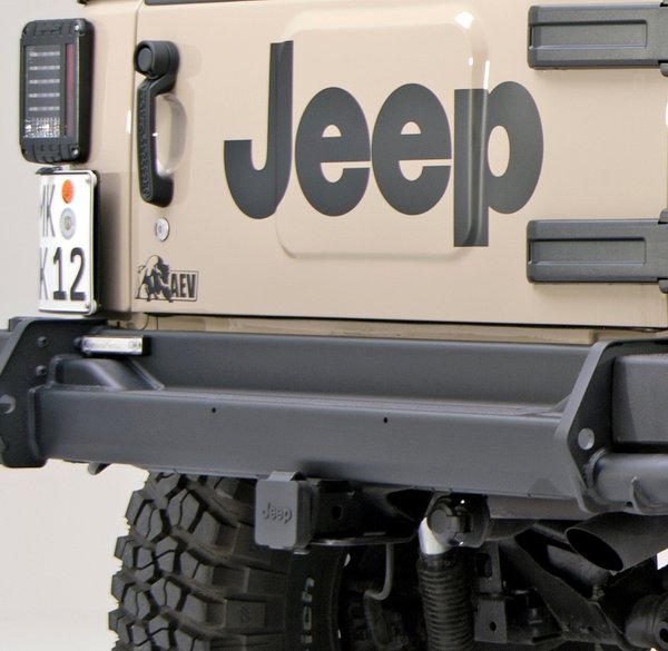 MOPAR Verschlusskappe für 2" US-Anhängerkupplungen mit Jeep Logo aus Gummi schwarz