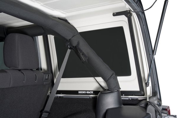 RHINO RACK BACKBONE PIONEER NG Plattform Komplett-Set Typ RLT600 schwarz Jeep JK 4-türer (Bj.'07-18)