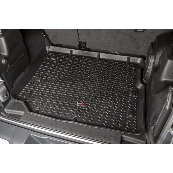RUGGED RIDGE Kofferraum-Schutzmatte für Jeep Wrangler JL 4-türer 2.0L Benz./2.2L Diesel (ab Bj.2018)