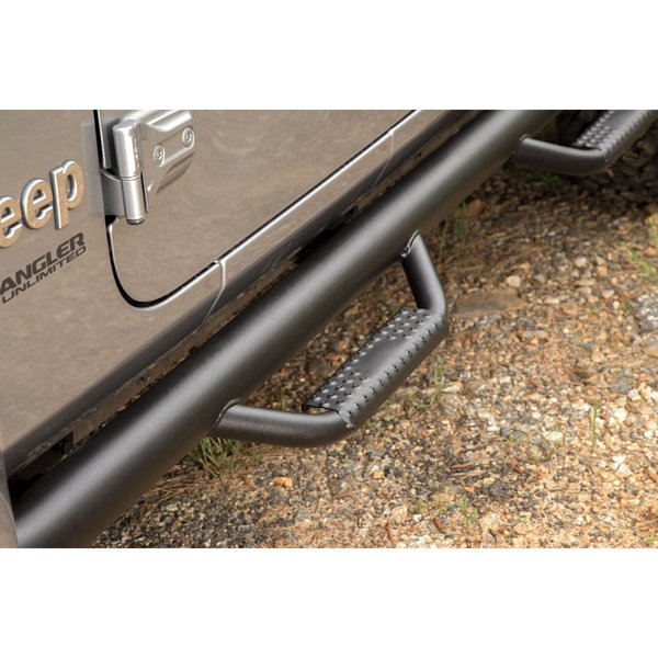 NERF STEPS Textured Black Jeep Wrangler JLU 4-türer (ab Bj.2018)