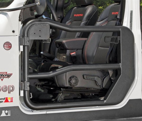 RUGGED RIDGE Front Tube Doors Stahlrohrtüren-Set vorne ohne Spiegel für Jeep JLU (ab Bj.2018)