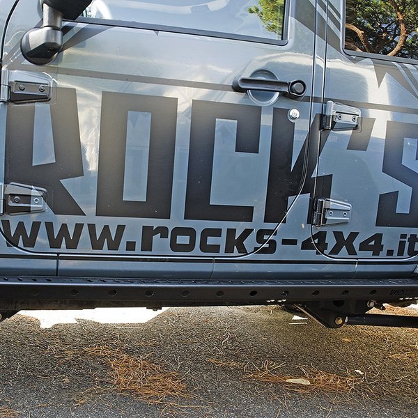ROCK'S Rock Slider Black Jeep Wrangler JL 2-türer (ab Bj.2018)