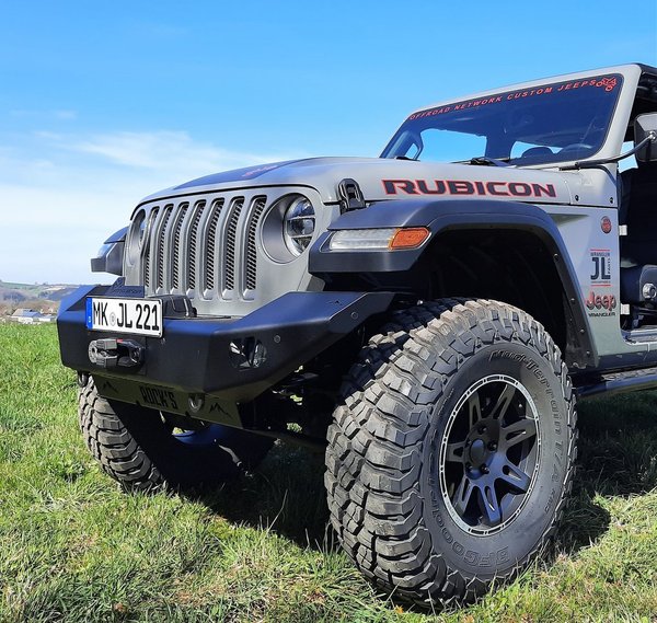 ROCK'S CHALLENGE Skid Plate Unterfahrschutz für Challenge Frontstoßfänger Jeep Wrangler JL/JT