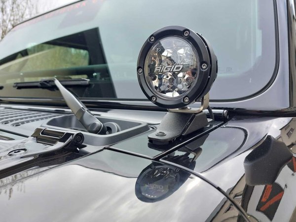 OFFROAD NETWORK EXPERIENCE Lampenhalter-Set A-Säule Jeep JL alle (ohne 392) und JT Rubicon