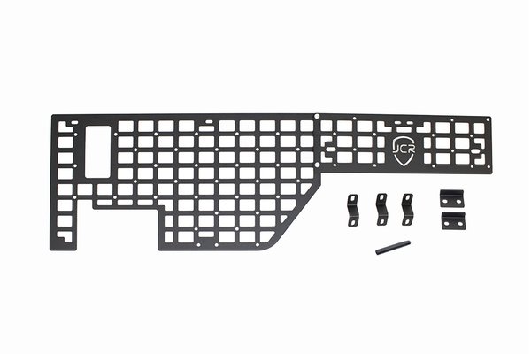 JCR Bed Side Accessory Storage Panel - Befestigungs Rack seitlich, schwarz für Jeep Gladiator JT