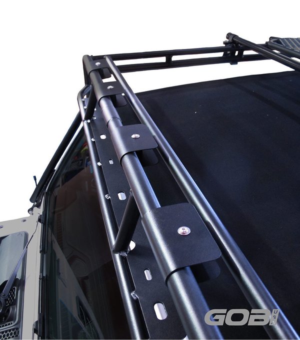 GOBI RACK STEALTH Dachträgersystem für Jeep Wrangler JLU 4 XE Sky One Touch 4-türer (ab Bj.'18)