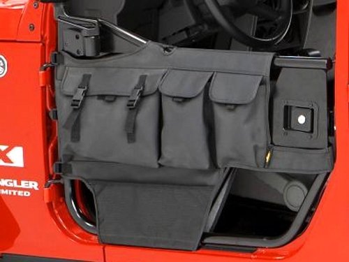 Bestop®-Stofftaschen-Set (2 Stück) vorne für Element-Doors, Jeep Wrangler JK/JKU
