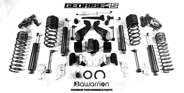 Bawarrion GeoRise45 Höherlegungsfahrwerk 4.5" (+114mm)  Jeep Gladiator JT 3.6 L Benziner
